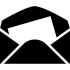 envelope-in-black-paper-with-a-white-letter-sheet-inside